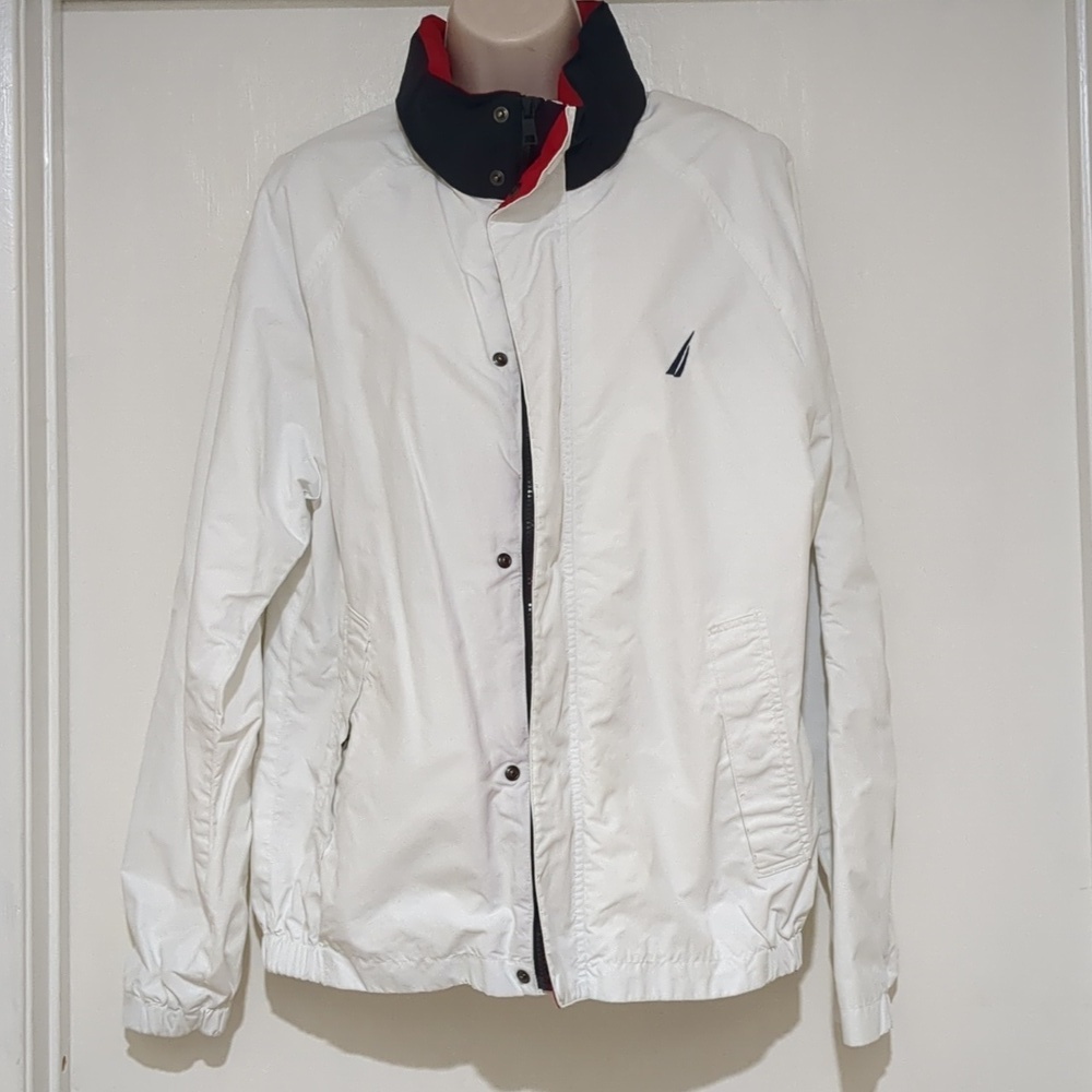 NWOT Nautica Rain hoodie Jacket unisex Size Medium
